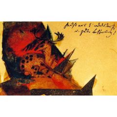 Lying Stag Painting Reproduction