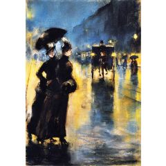 Night Lights Painting Reproduction