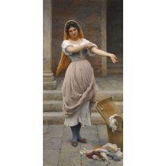 The Laundress Painting Reproduction