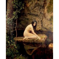 A Water Nymph Painting Reproduction