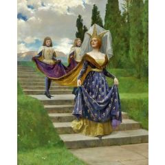 The Grand Lady Painting Reproduction