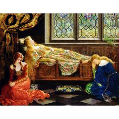 The Sleeping Beauty Painting Reproduction