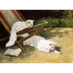 Persian Cats Painting Reproduction