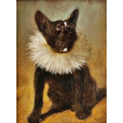 French bulldog Painting Reproduction