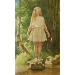 Stepping Stones: Pamela Painting Reproduction