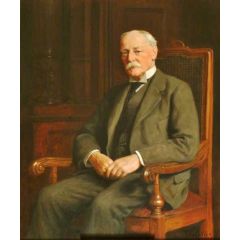 Colonel Arthur Stuart Daniel, Chairman of Godstone Rural District Council Painting Reproduction