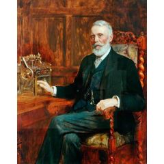 The Right Honourable Samuel Cunliffe Lister Painting Reproduction