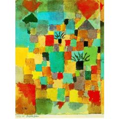 Tunesian Gardens Painting Reproduction