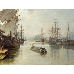 Gloucester Docks Painting Reproduction