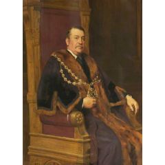 Samuel Radcliffe Platt, Mayor of Oldham Painting Reproduction