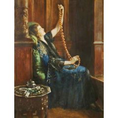 The Amber Necklace Painting Reproduction