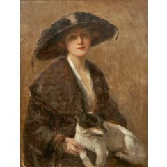 Love me, love my dog Painting Reproduction