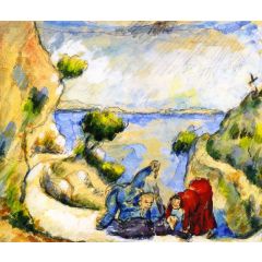 Murder in the Ravine Painting Reproduction
