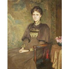 Mrs Herbert Roberts Painting Reproduction