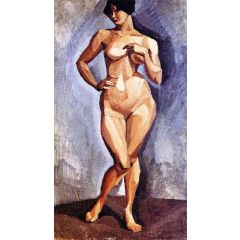 Standing Nude Facing Forward Painting Reproduction
