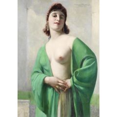 An Oriental Beauty Painting Reproduction