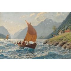 With Good Wind Painting Reproduction