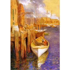 Hauling Nets Painting Reproduction