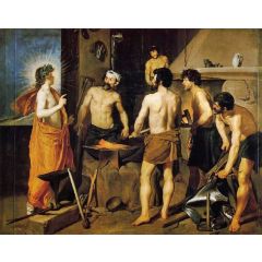 The Forge of Vulcan Painting Reproduction