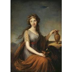 Portrait of Anna Pitt as Hebe Painting Reproduction