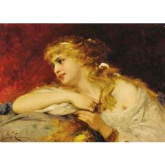 Portrait of a Woman Painting Reproduction