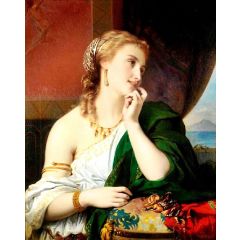A Neapolitan beauty Painting Reproduction