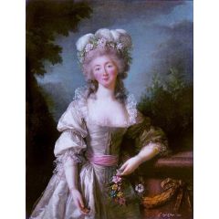 Portrait of Madame du Barry Painting Reproduction