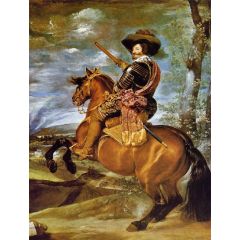 Count-Duke of Olivares on Horseback Painting Reproduction