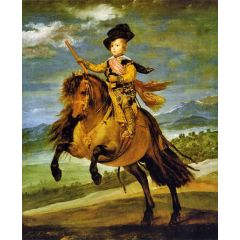 Prince Baltasar Carlos on Horseback Painting Reproduction
