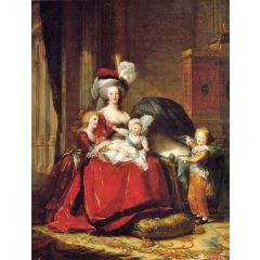 Marie Antoinette and her Children Painting Reproduction