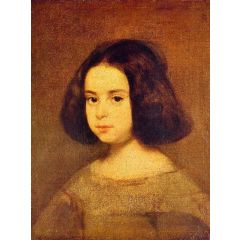 Portrait of a Little Girl Painting Reproduction