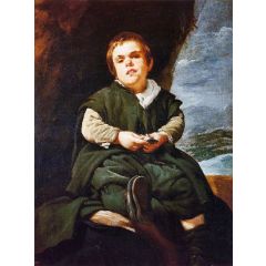 The Dwarf Francisco Lezcano Painting Reproduction