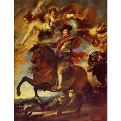 Allegorical Portrait of Philip IV Painting Reproduction