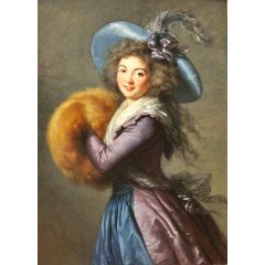 Portrait of Madame Mole-Raymond Painting Reproduction