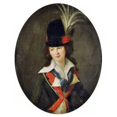 Victorienne Delphine Natalie de Rochechouart Mortemart, Marquise de Rouge Painting Reproduction