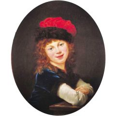 Portrait of a Girl Painting Reproduction