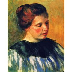 Woman’s Head, also known as Young Woman with a Bun Painting Reproduction