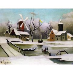 Winter Painting Reproduction