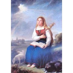Saint Genevieve Painting Reproduction
