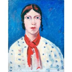 Head of a Gypsy, also known as Portrait of a Gypsy Painting Reproduction