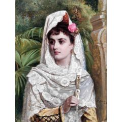 Ready for the Fête Painting Reproduction