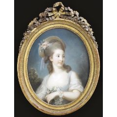 Portrait of a young lady Painting Reproduction