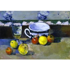 Cup, Glass and Fruit Painting Reproduction