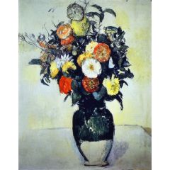 Flowers in an Olive Jar Painting Reproduction