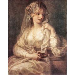 Portrait of a Woman as a Vestal Virgin Painting Reproduction
