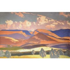 The Cairngorm Mountains Painting Reproduction