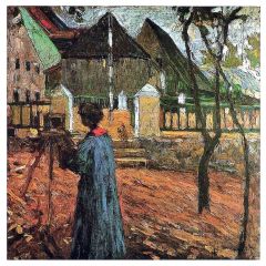 Gabrièle Münter painting in Kalimünz Painting Reproduction