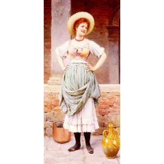 An Affectionate Glance Painting Reproduction