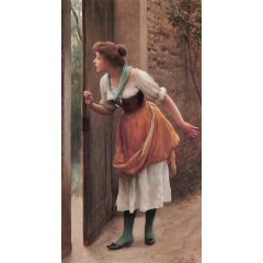 The Eavesdropper Painting Reproduction