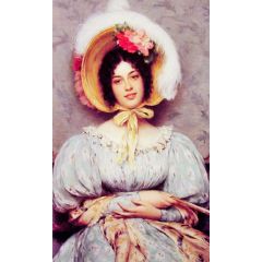 A Viennese Beauty Painting Reproduction